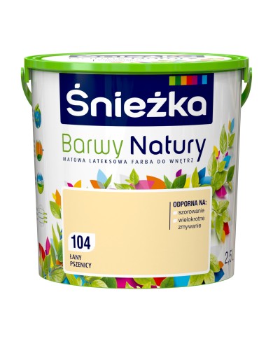 Barwy Natury Tłany Pszenicy 104 - 2,5L | Naturalne Kolory Barwy Natury Tłany Pszenicy 104 - 2,5L | Naturalne Kolory