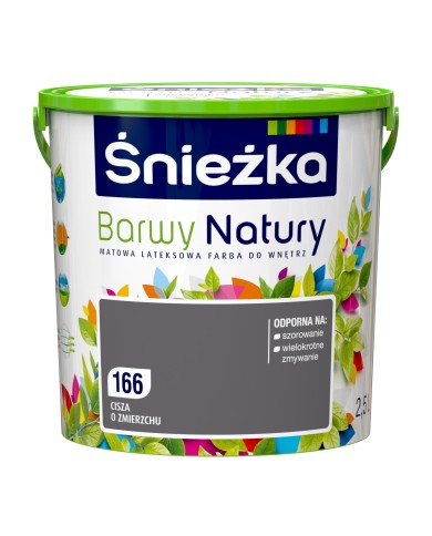 Barwy Natury T - Cisza o zmierzchu 166, 2,5L - Farba do wnętrz Barwy Natury T - Cisza o zmierzchu 166, 2,5L - Farba do wnętrz