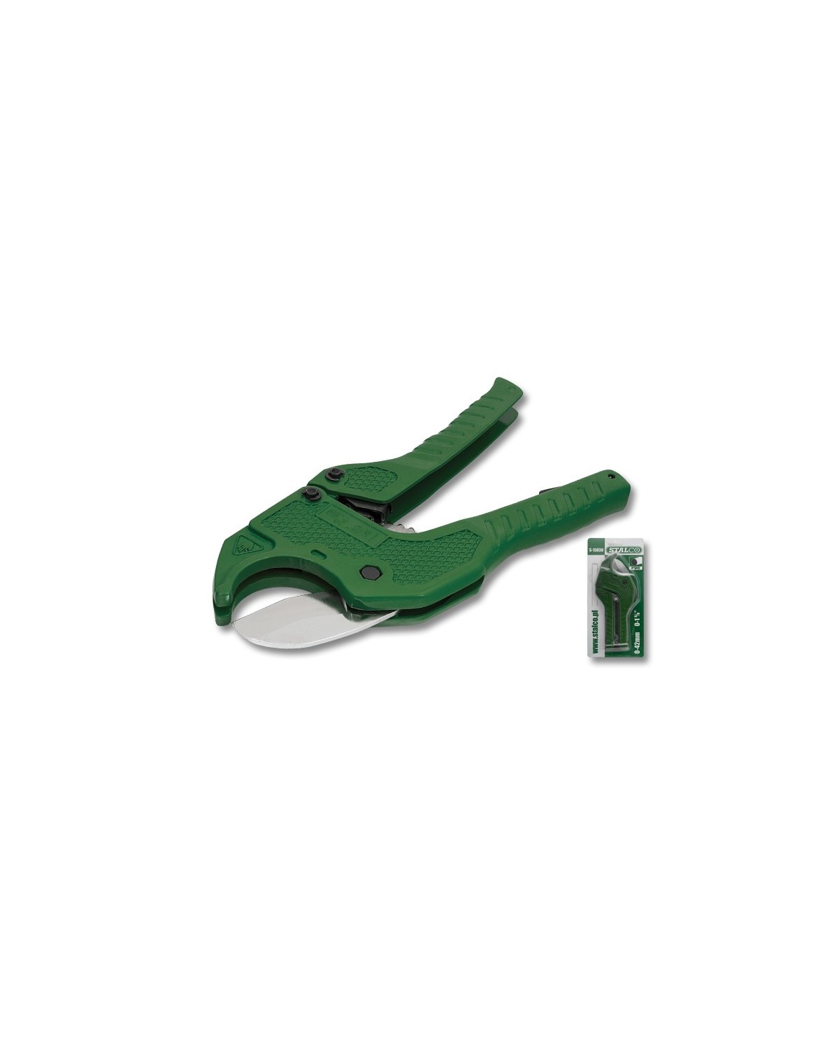 Obcinak do rur PVC 0-42 mm STALCO - Wysoka jakość i precyzja Obcinak do rur PVC 0-42 mm STALCO - Wysoka jakość i precyzja