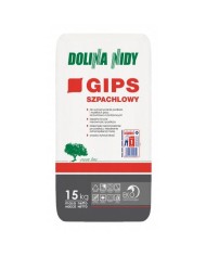 Gips szpachlowy 15 kg DOLINA NIDY - Wysoka jakość i trwałość Gips szpachlowy 15 kg DOLINA NIDY - Wysoka jakość i trwałość
