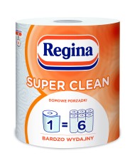 Ręcznik kuchenny papierowy biały Super Clean REGINA - 2 rolki Ręcznik kuchenny papierowy biały Super Clean REGINA - 2 rolki