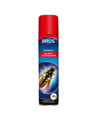 BROS - Gaśnica na osy i szerszenie 600ml - Skuteczna ochrona BROS - Gaśnica na osy i szerszenie 600ml - Skuteczna ochrona