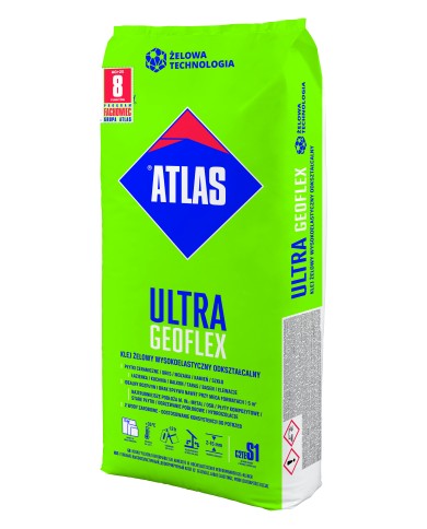 Klej do płytek gresu Ultra Geoflex 25 kg ATLAS - Wysoka jakość Klej do płytek gresu Ultra Geoflex 25 kg ATLAS - Wysoka jakość