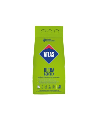 ATLAS ULTRA GEOFLEX 5kg - Wysokiej jakości klej do płytek ATLAS ULTRA GEOFLEX 5kg - Wysokiej jakości klej do płytek