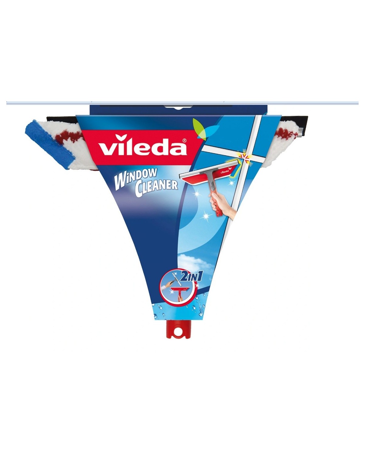 VILEDA Ściagaczka z Drążkiem - Efektywne Czyszczenie Okien VILEDA Ściagaczka z Drążkiem - Efektywne Czyszczenie Okien
