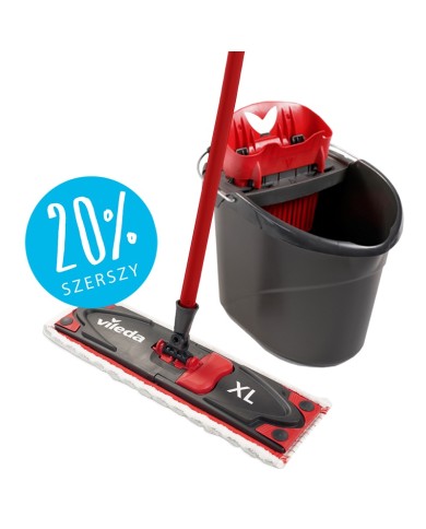 VILEDA Mop ULTRAMAX XL - Zestaw z Wydajnym Wydaniem VILEDA Mop ULTRAMAX XL - Zestaw z Wydajnym Wydaniem