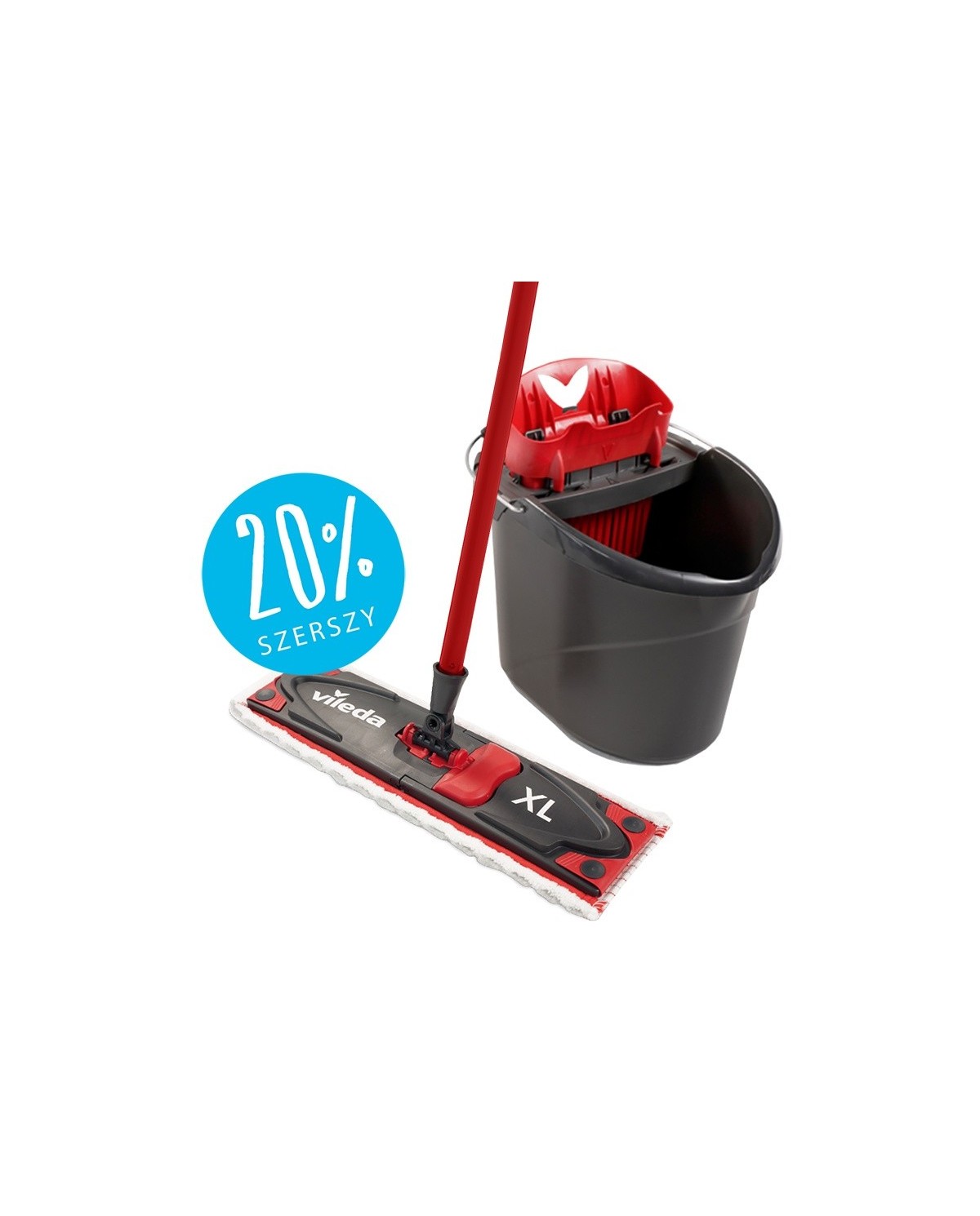 VILEDA Mop ULTRAMAX XL - Zestaw z Wydajnym Wydaniem