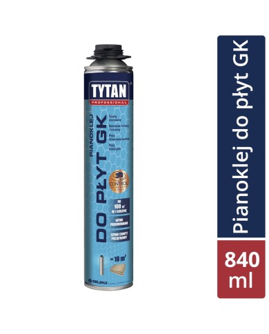 TYTAN Pianoklej do płyt GK 840ml - Wysoka jakość i trwałość TYTAN Pianoklej do płyt GK 840ml - Wysoka jakość i trwałość