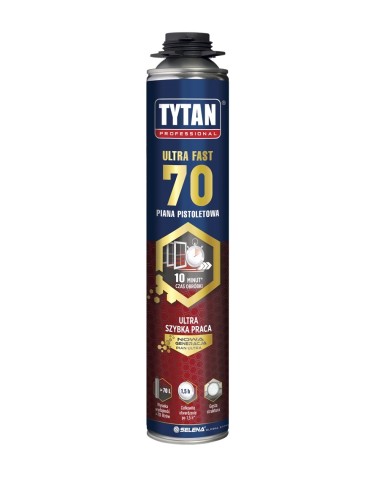 Piana pistoletowa Ultra 70 870 ml - TYTAN PROFESSIONAL Piana pistoletowa Ultra 70 870 ml - TYTAN PROFESSIONAL