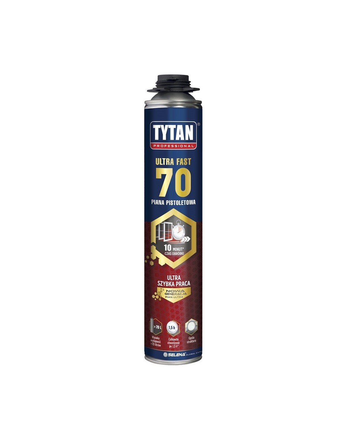 Piana pistoletowa Ultra 70 870 ml - TYTAN PROFESSIONAL Piana pistoletowa Ultra 70 870 ml - TYTAN PROFESSIONAL