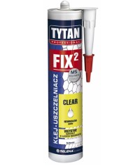 Klej montażowy FIX2 Clear 290 ml - Tytan Professional bezbarwny Klej montażowy FIX2 Clear 290 ml - Tytan Professional bezbarwny