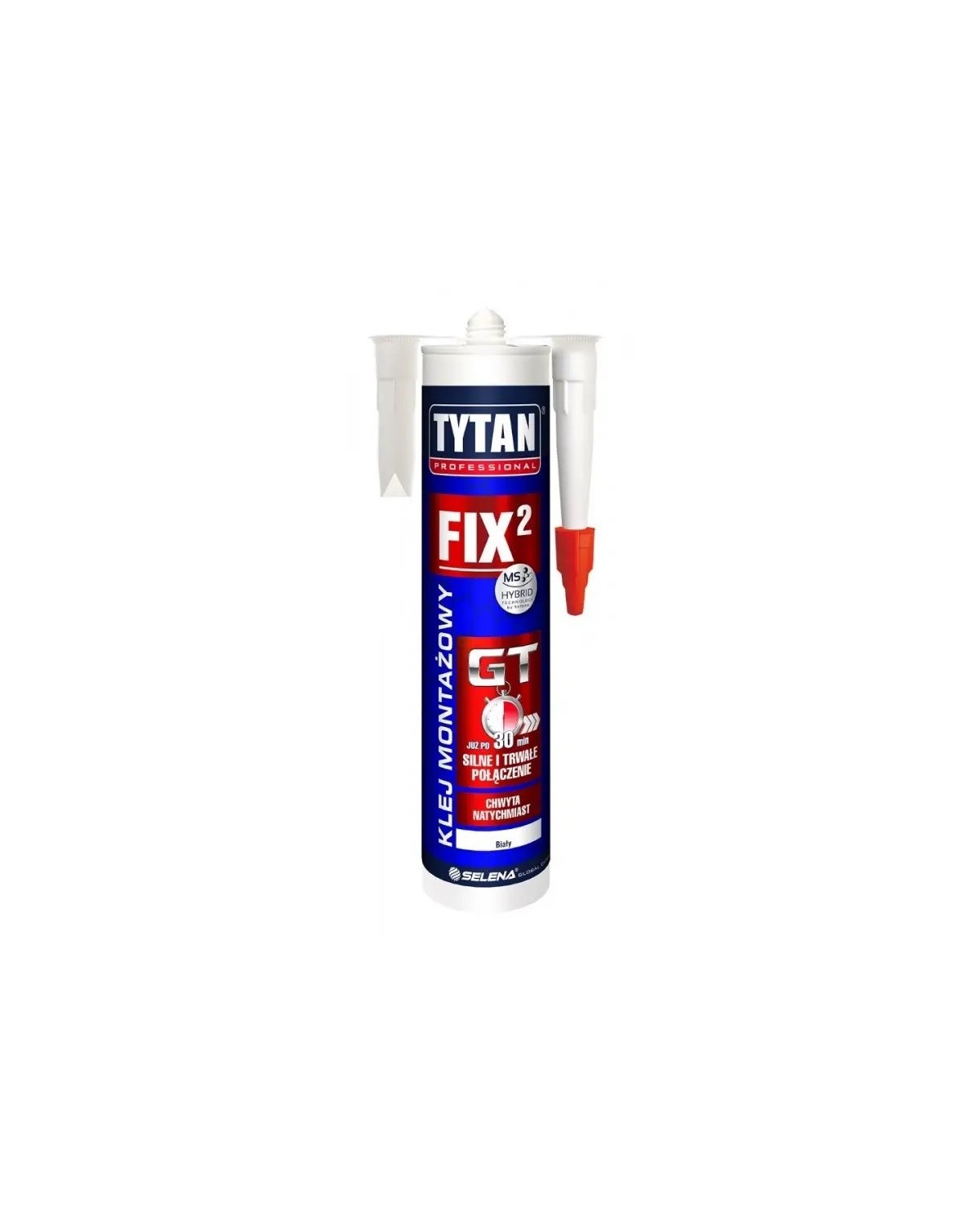Klej montażowy biały FIX2 High Tack GT 290 ml - Tytan Professional Klej montażowy biały FIX2 High Tack GT 290 ml - Tytan Professional