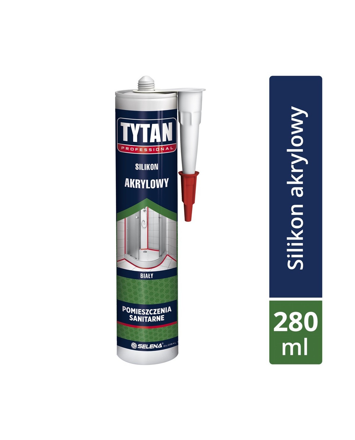 Silikon Akrylowy 280ml Biały Tytan - Wysoka Jakość i Trwałość