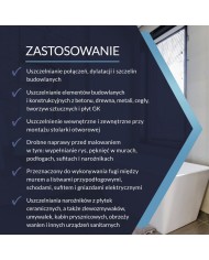 Silikon Akrylowy 280ml Biały Tytan - Wysoka Jakość i Trwałość