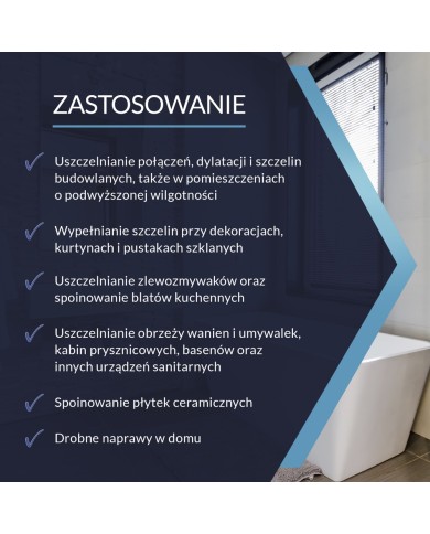 Silikon sanitarny TYTAN beżowy 280ml - Wysoka jakość i trwałość Silikon sanitarny TYTAN beżowy 280ml - Wysoka jakość i trwałość
