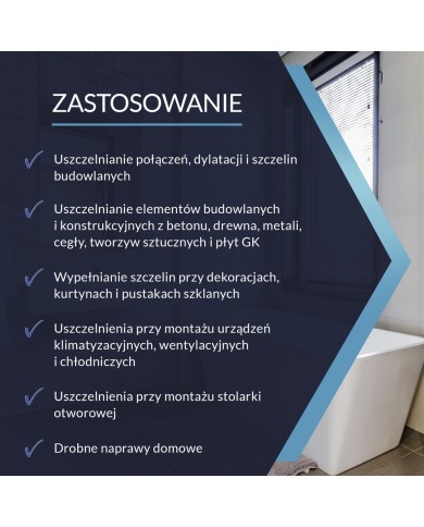 Silikon uniwersalny biały 280 ml TYTAN PROFESSIONAL - Wysoka jakość Silikon uniwersalny biały 280 ml TYTAN PROFESSIONAL - Wysoka jakość