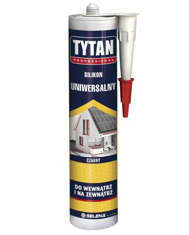 Silikon uniwersalny czarny 280 ml TYTAN PROFESSIONAL - Wysoka jakość Silikon uniwersalny czarny 280 ml TYTAN PROFESSIONAL - Wysoka jakość
