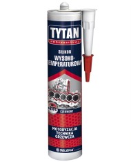 Silikon wysokotemperaturowy czerwony 280 ml - TYTAN PROFESSIONAL Silikon wysokotemperaturowy czerwony 280 ml - TYTAN PROFESSIONAL