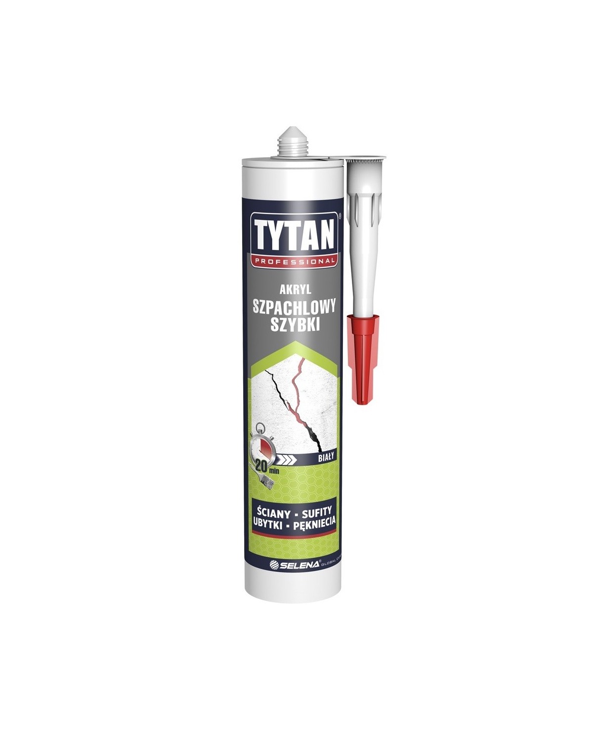 Akryl szpachlowy szybki biały 280 ml - TYTAN PROFESSIONAL Akryl szpachlowy szybki biały 280 ml - TYTAN PROFESSIONAL