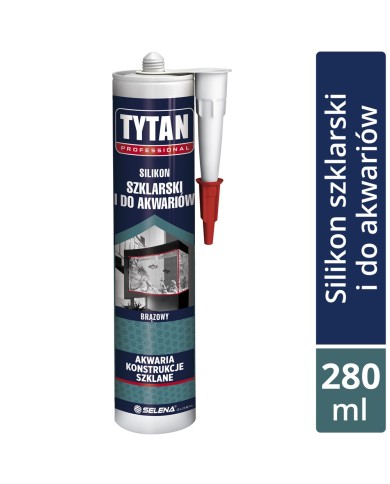 Silikon szklarski TYTAN brąz 280ml - Wysoka jakość i trwałość Silikon szklarski TYTAN brąz 280ml - Wysoka jakość i trwałość