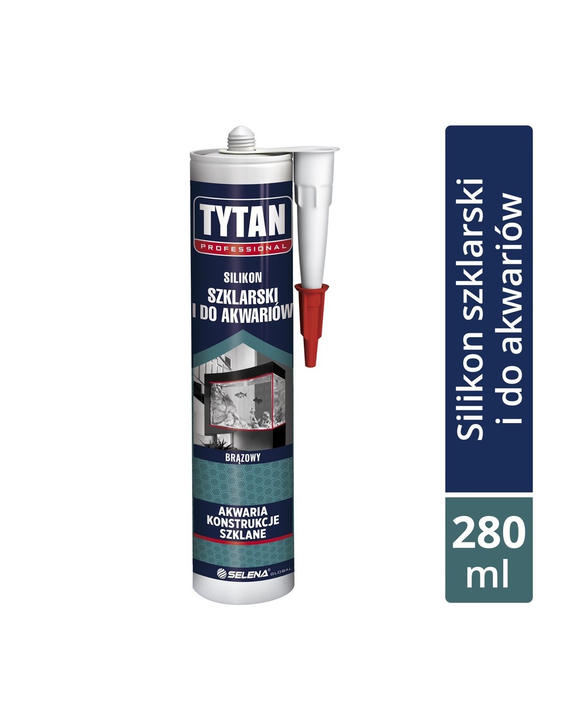 Silikon szklarski TYTAN brąz 280ml - Wysoka jakość i trwałość Silikon szklarski TYTAN brąz 280ml - Wysoka jakość i trwałość
