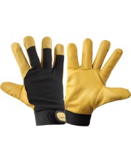 Rękawice ocieplane brązowo-czarne rozmiar 9 - Komfort i styl Rękawice ocieplane brązowo-czarne rozmiar 9 - Komfort i styl