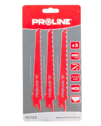 Zestaw Brzeszczotów PROLINE 3szt - Wysoka Jakość i Wytrzymałość