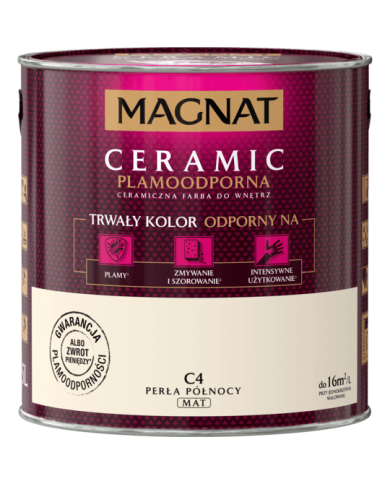 Farba ceramiczna 2,5 L Perła Północy - MAGNAT CERAMIC Farba ceramiczna 2,5 L Perła Północy - MAGNAT CERAMIC
