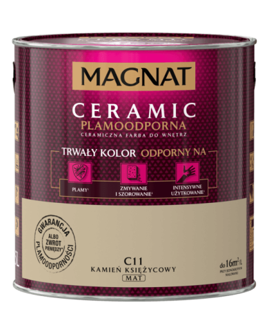 Magnat Ceramic KAMIEŃ KSIĘŻYCOWY 2,5L - Farba do wnętrz Magnat Ceramic KAMIEŃ KSIĘŻYCOWY 2,5L - Farba do wnętrz
