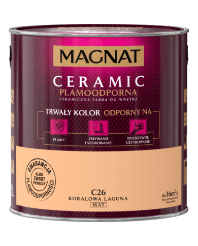 Farba ceramiczna 5L Koralowa Laguna - MAGNAT CERAMIC Farba ceramiczna 5L Koralowa Laguna - MAGNAT CERAMIC