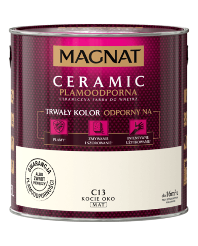 Farba ceramiczna 2,5 L Kocie Oko - MAGNAT CERAMIC | Wysoka jakość Farba ceramiczna 2,5 L Kocie Oko - MAGNAT CERAMIC | Wysoka jakość