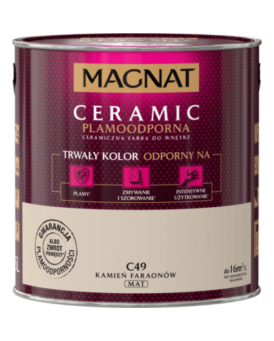 Farba ceramiczna 2,5 L Kamień Faraonów - MAGNAT CERAMIC Farba ceramiczna 2,5 L Kamień Faraonów - MAGNAT CERAMIC