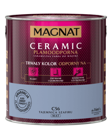 Farba ceramiczna 2,5 L MAGNAT CERAMIC - Tajemnica Szafiru Farba ceramiczna 2,5 L MAGNAT CERAMIC - Tajemnica Szafiru
