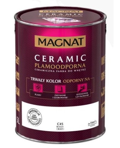 Farba ceramiczna MAGNAT 5L - Biały | Wysoka jakość i trwałość