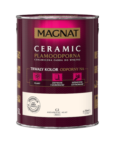 Farba ceramiczna 5L Aksamitny Agat - MAGNAT CERAMIC Farba ceramiczna 5L Aksamitny Agat - MAGNAT CERAMIC