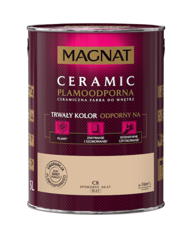 Farba ceramiczna 5L Spokojny Agat - MAGNAT CERAMIC | Wysoka jakość Farba ceramiczna 5L Spokojny Agat - MAGNAT CERAMIC | Wysoka jakość