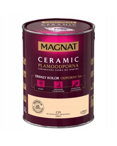 Farba ceramiczna 5L MAGNAT CERAMIC - Wyszukany Aragonit Farba ceramiczna 5L MAGNAT CERAMIC - Wyszukany Aragonit