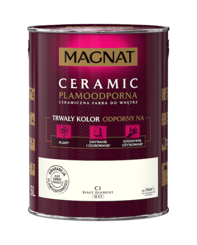 Farba ceramiczna 5L Biały Diament MAGNAT CERAMIC - Wysoka Jakość Farba ceramiczna 5L Biały Diament MAGNAT CERAMIC - Wysoka Jakość