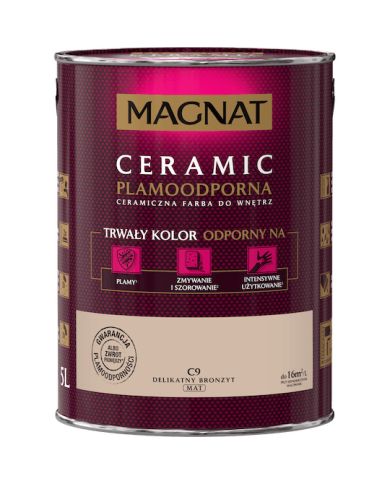 Farba ceramiczna 5 L delikatny bronzyt MAGNAT CERAMIC - Idealny wybór Farba ceramiczna 5 L delikatny bronzyt MAGNAT CERAMIC - Idealny wybór