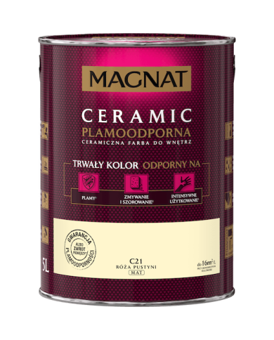 Farba ceramiczna 5 L Róża Pustyni - MAGNAT CERAMIC Farba ceramiczna 5 L Róża Pustyni - MAGNAT CERAMIC