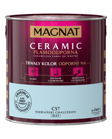 Farba ceramiczna 2,5 L Niebiański Chalcedon MAGNAT CERAMIC Farba ceramiczna 2,5 L Niebiański Chalcedon MAGNAT CERAMIC