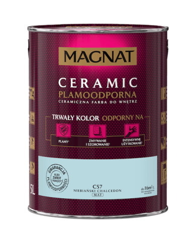 Farba ceramiczna 5L Niebiański Chalcedon MAGNAT CERAMIC Farba ceramiczna 5L Niebiański Chalcedon MAGNAT CERAMIC