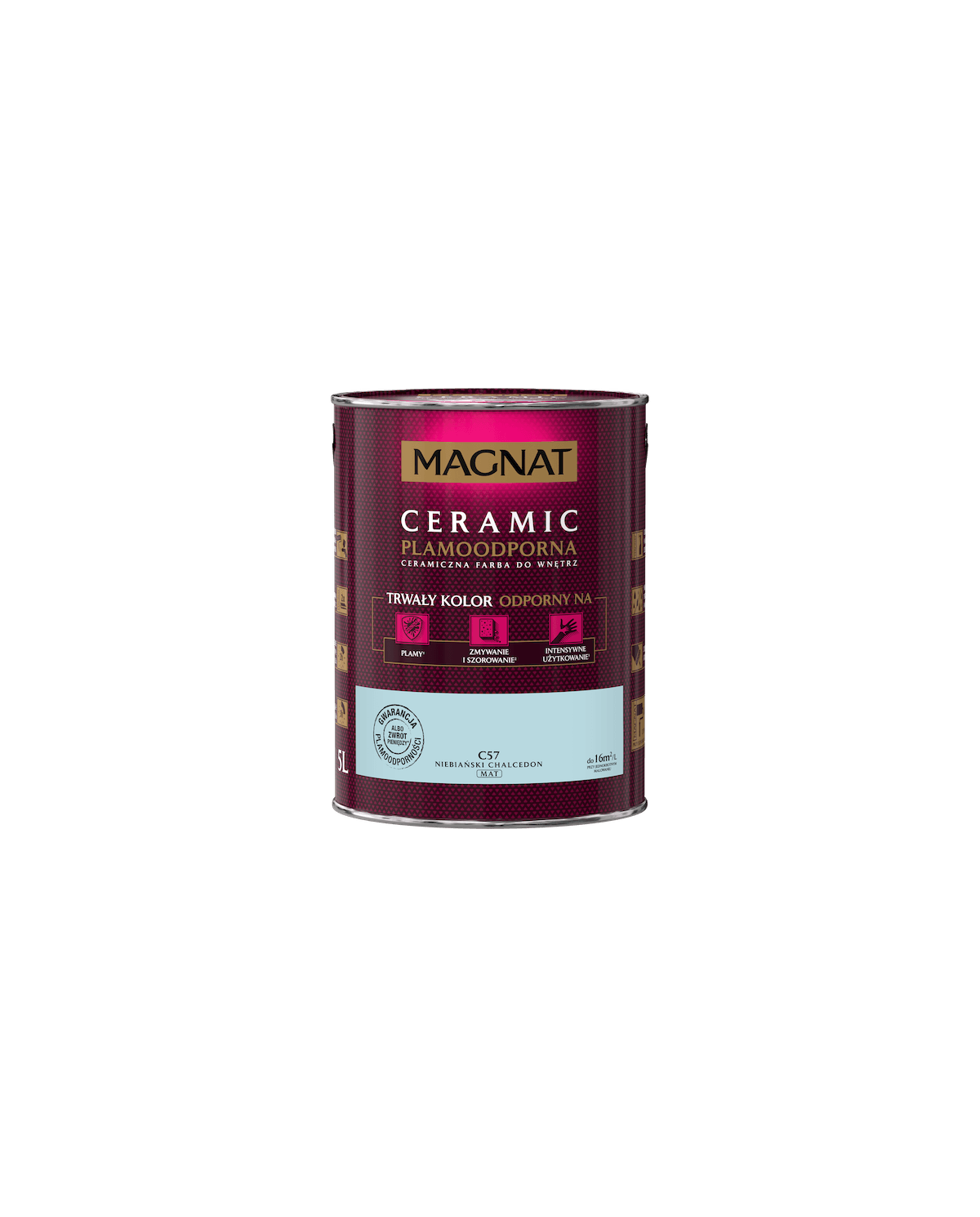 Farba ceramiczna 5L Niebiański Chalcedon MAGNAT CERAMIC Farba ceramiczna 5L Niebiański Chalcedon MAGNAT CERAMIC