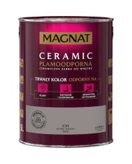 Farba ceramiczna 5L szary kwarc MAGNAT CERAMIC - Wysoka jakość Farba ceramiczna 5L szary kwarc MAGNAT CERAMIC - Wysoka jakość