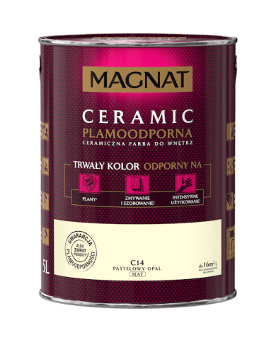 Farba ceramiczna 5L MAGNAT CERAMIC - Pastelowy opal do wnętrz Farba ceramiczna 5L MAGNAT CERAMIC - Pastelowy opal do wnętrz