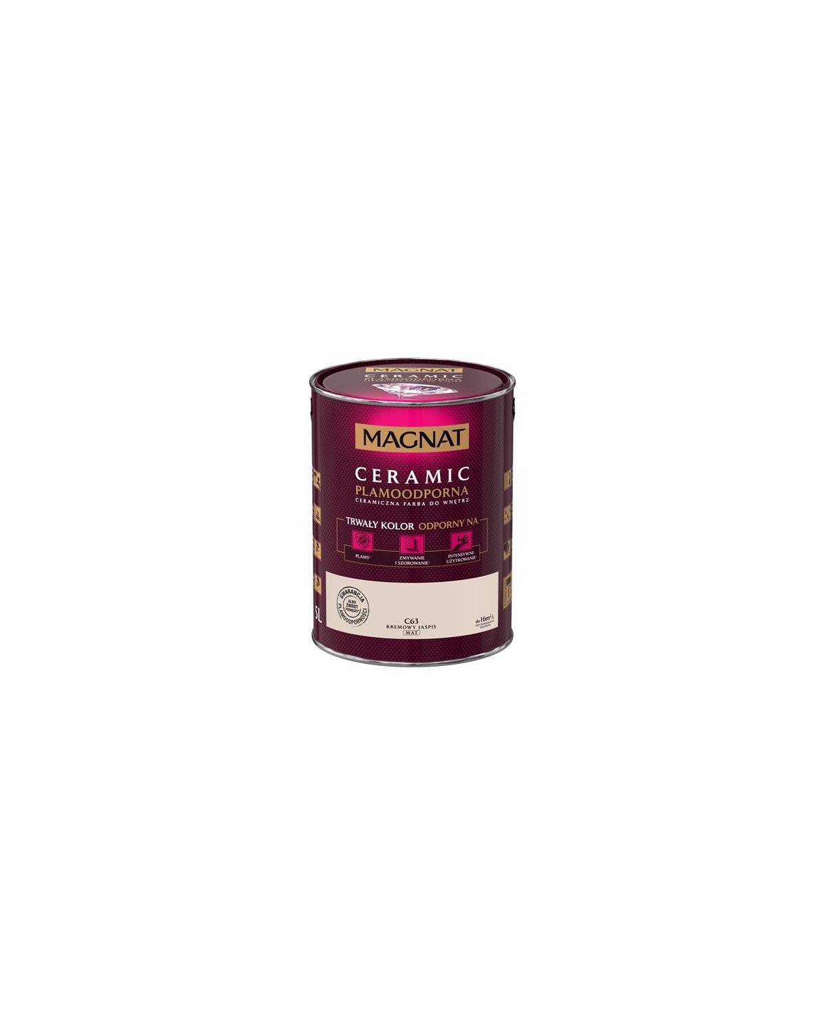 Farba ceramiczna 5L Kremowy Jaspis - MAGNAT CERAMIC Farba ceramiczna 5L Kremowy Jaspis - MAGNAT CERAMIC