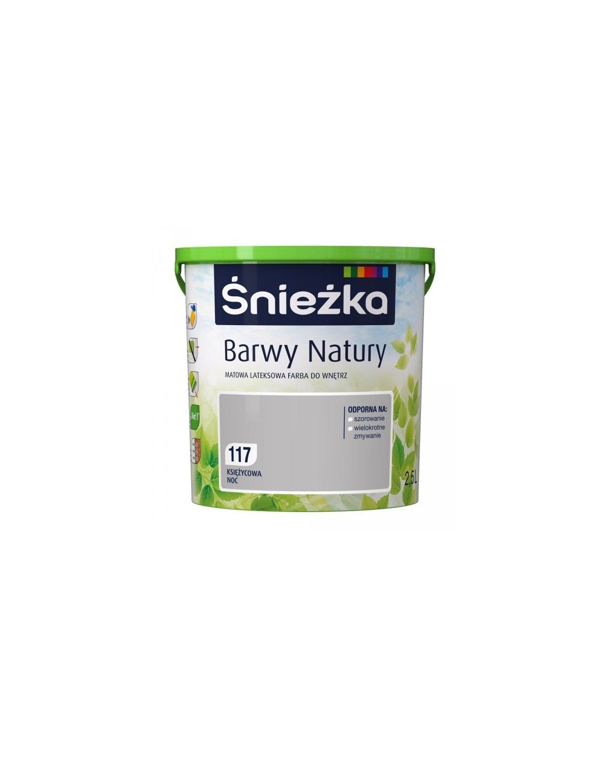 ŚNIEŻKA B.NATURY 2,5L - Księżycowa Noc | Farba do wnętrz ŚNIEŻKA B.NATURY 2,5L - Księżycowa Noc | Farba do wnętrz