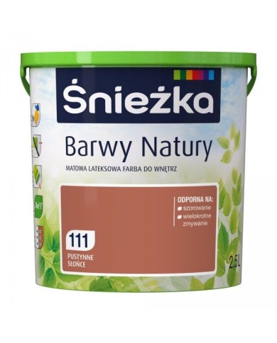 ŚNIEŻKA B.NATURY 5L - Pustynne Słońce | Farba do wnętrz ŚNIEŻKA B.NATURY 5L - Pustynne Słońce | Farba do wnętrz