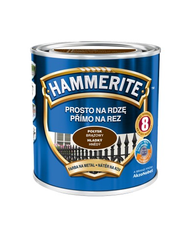 Farba antykorozyjna 0,7 L brązowa HAMMERITE - Ochrona i styl Farba antykorozyjna 0,7 L brązowa HAMMERITE - Ochrona i styl
