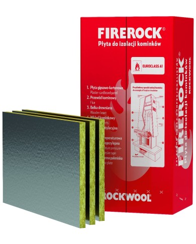 ROCKWOOL Firerock 30x600x1000 - Izolacja o wysokiej temp. 1m2 ROCKWOOL Firerock 30x600x1000 - Izolacja o wysokiej temp. 1m2